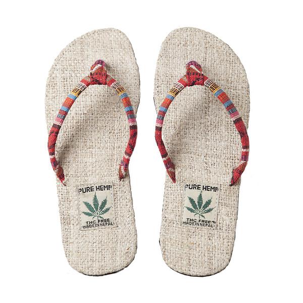 Fair Trade Hemp Flip Flops %Women's Clothing Boutique Collingwood%  