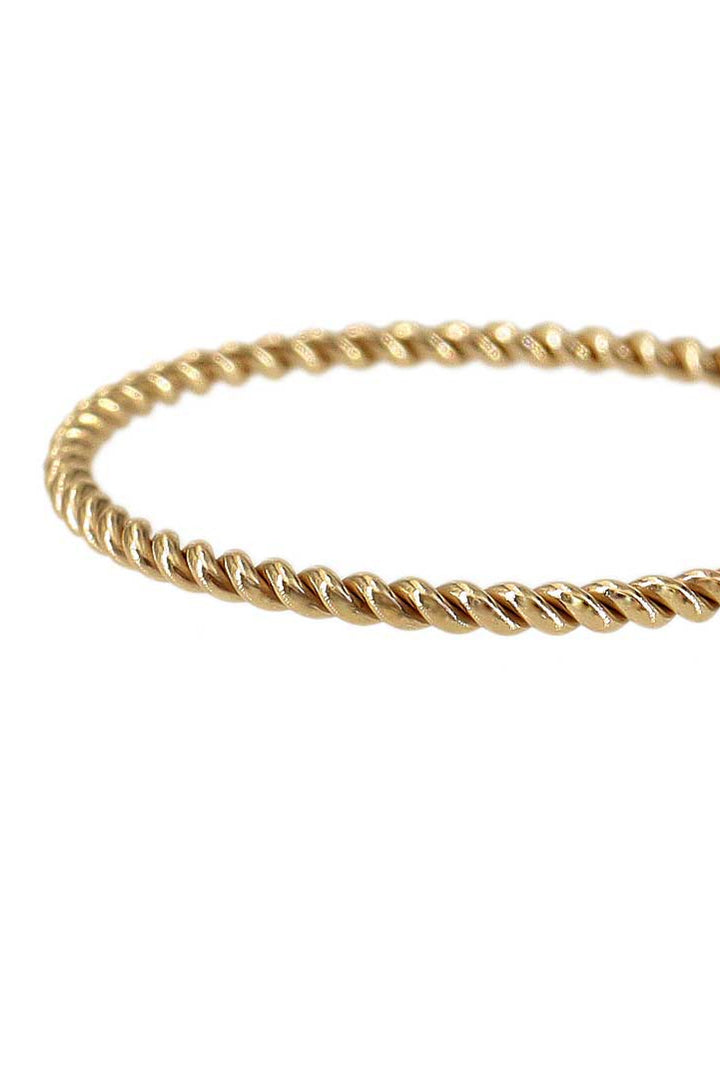 Gold Twist Stacking Ring %Women's Clothing Boutique Collingwood% Ring 