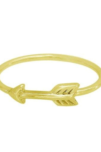 Golden Arrow Stacking Ring %Women's Clothing Boutique Collingwood% Ring 