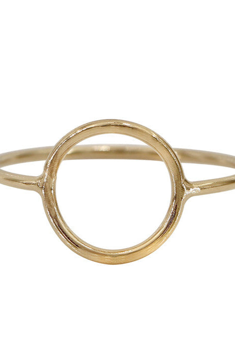 Gold Circle Ring