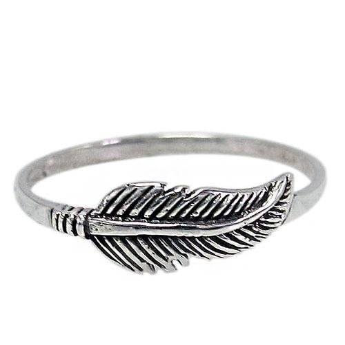 Silver Leaf Stacking Ring %Women's Clothing Boutique Collingwood% Ring 