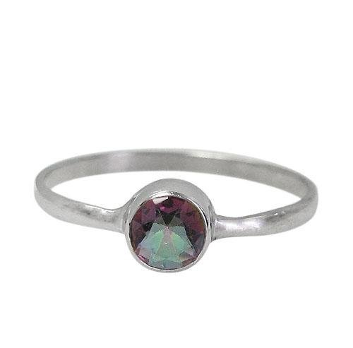 Sterling Silver Mystic Quartz %Women's Clothing Boutique Collingwood% Ring 