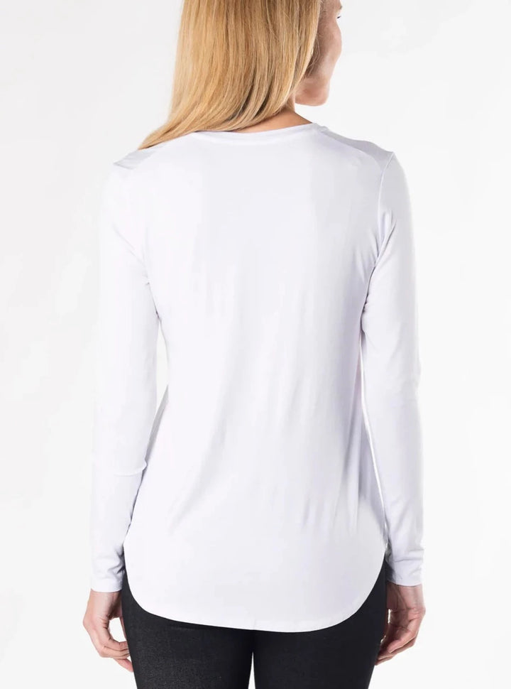 Georgia Long Sleeve - White