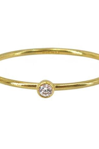 Tiny Gem Stacking Ring %Women's Clothing Boutique Collingwood% Ring 