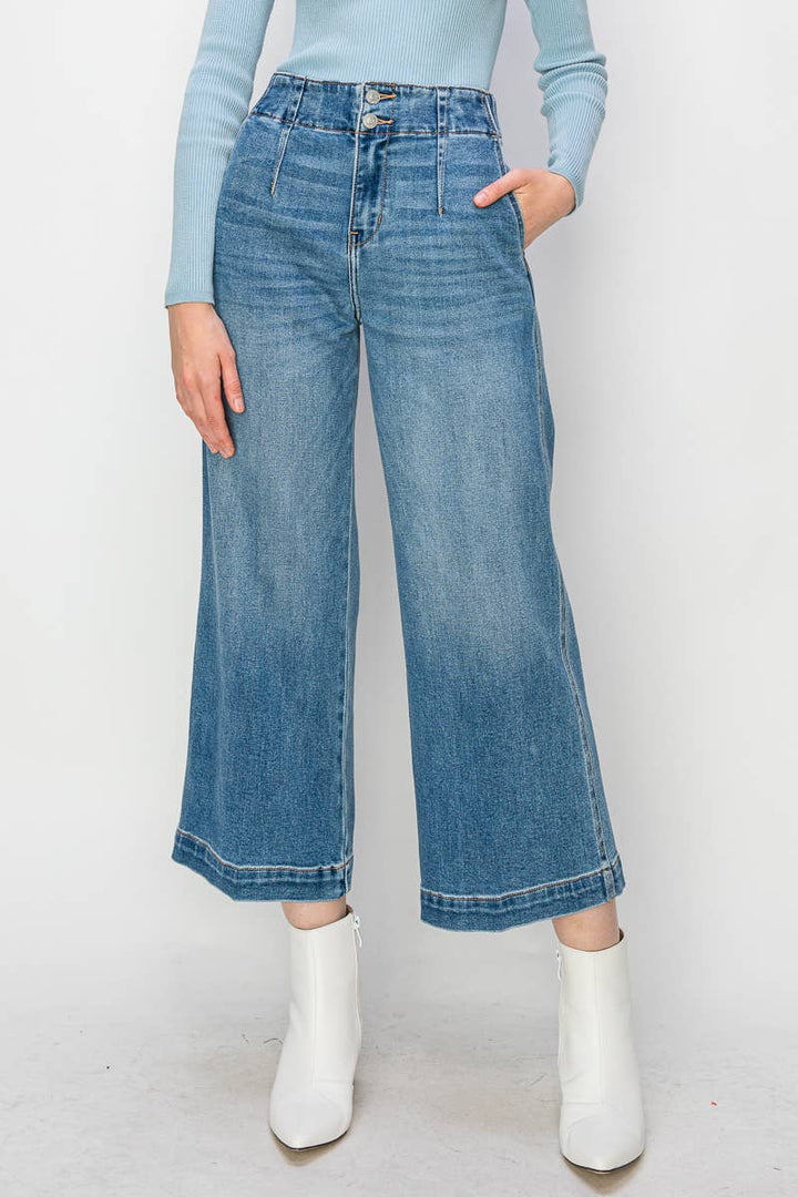 Retro Wide Crop Jeans