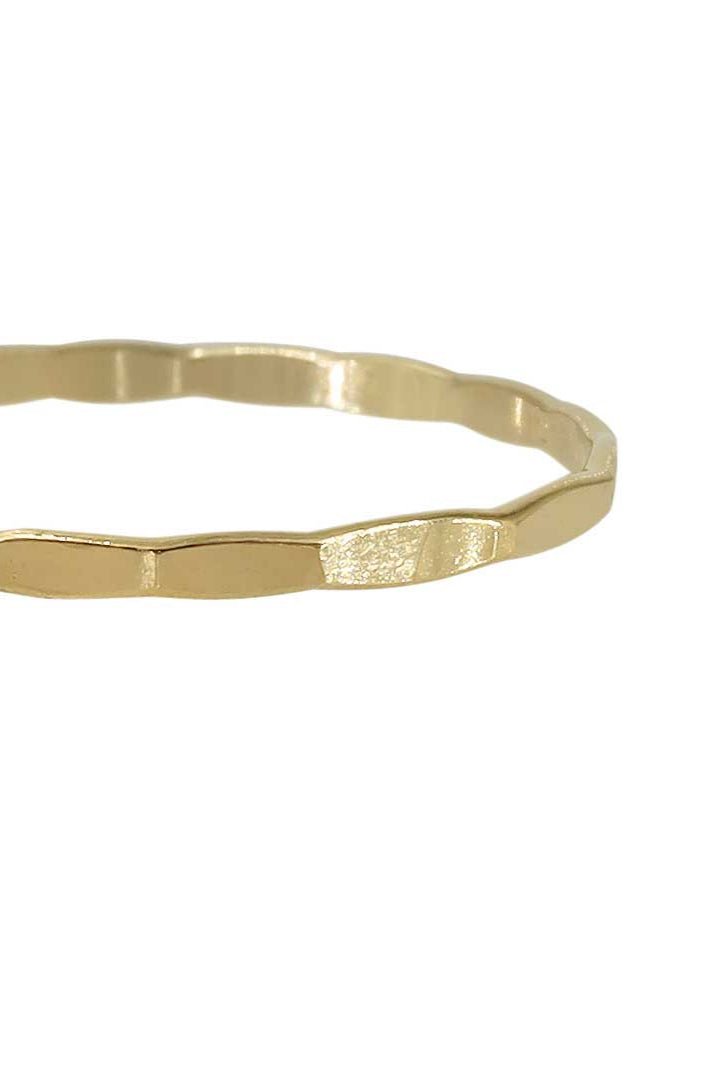 Hammered Stacking Ring - The Daisy Chain