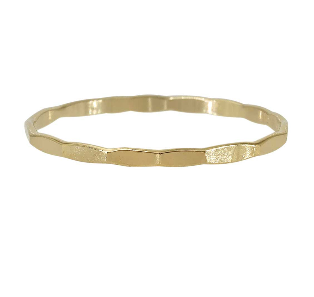 Hammered Stacking Ring - The Daisy Chain