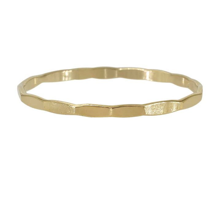 Hammered Stacking Ring - The Daisy Chain